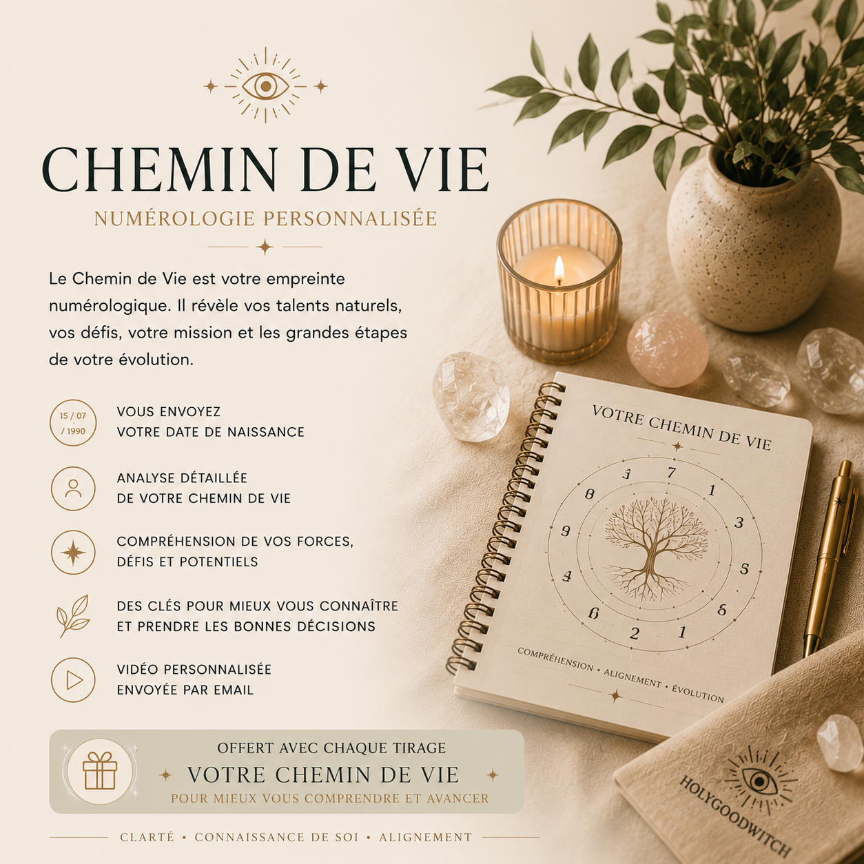 🌿 Numérologie « Chemin de vie »